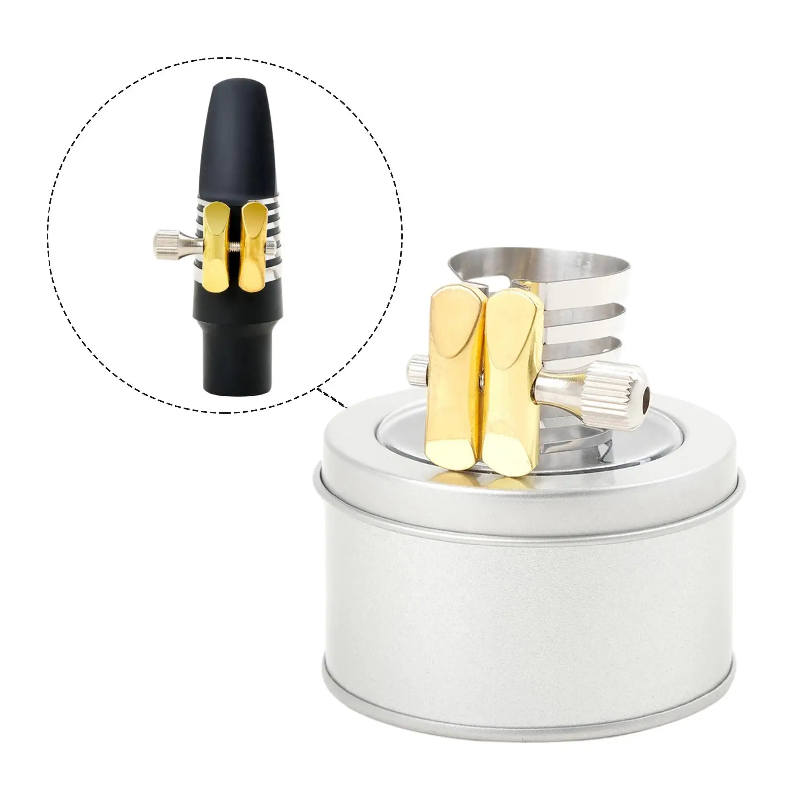 

Saxophone Mouthpiece Ligature Replacement Parts Adjustable for Professional Saxophone Player Beginner Student Gift