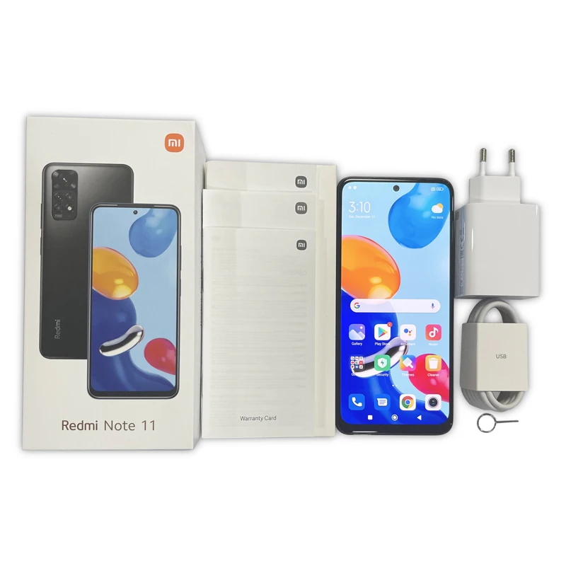 Cena Wersja Globalna Xiaomi Redmi Note 11 Telefon Komórkowy Snapdragon 680 Octa Core 6.43 '50MP Quad Camera 90Hz 64GB/128GB 33W Pro Charge