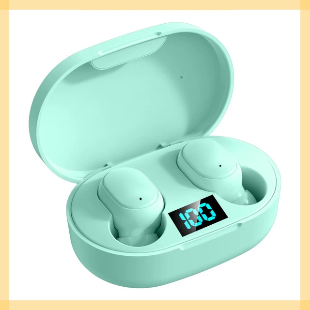 

Беспроводные наушники TWS E6S, Bluetooth-наушники, гарнитура с микрофоном, спортивные мини-наушники с шумоподавлением для Xiaomi Redmi A6Lite