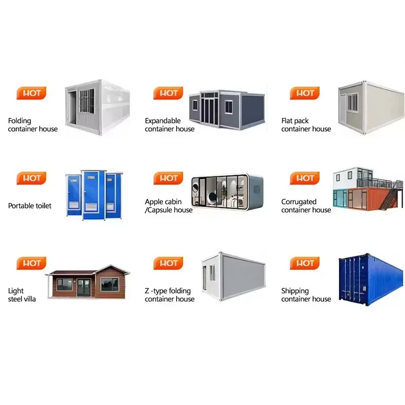 Передвижной дом 20 футов 40 раздвижной контейнерный для строительной площадки