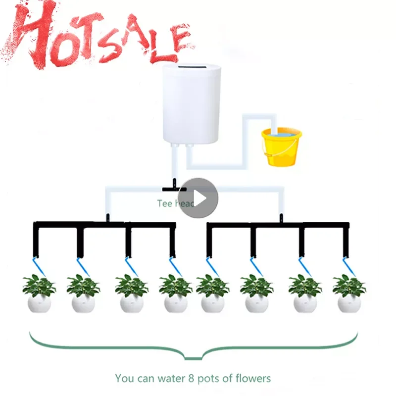 

Intelligent Garden Automatic Watering Controller Indoor Plants Drip Irrigation Device Water Timer System Garden Watering