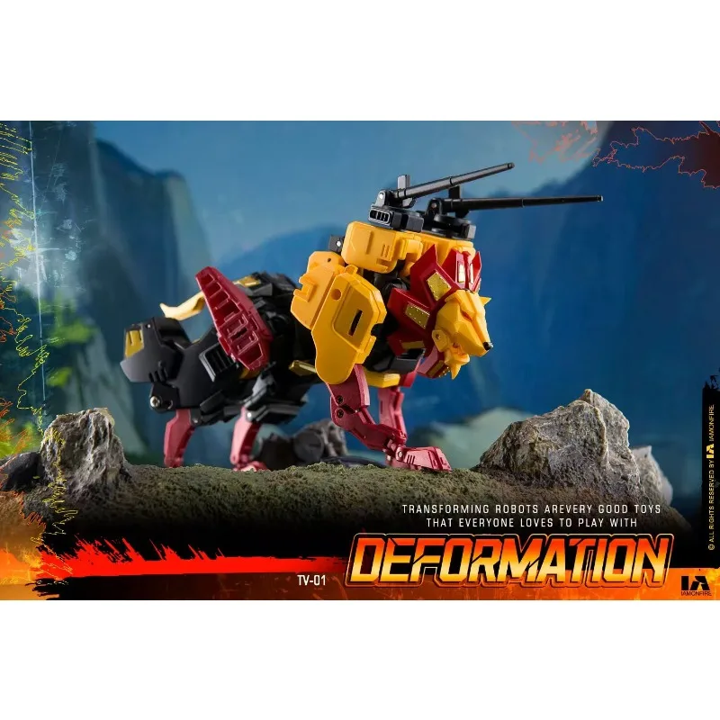 Фото 【В НАЛИЧИИ】Коллекционная игрушка-трансформер TV-01 TV01 Predaking The Sharp Claws, мини-фигурка робота №4