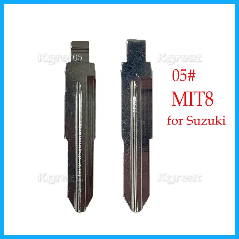 

Металлический ключ KD Key Blade MIT8, 10 шт., 05 #, для Suzuki Wagon R, для Chevrolet Spark, необработанный ключ, Стайлинг автомобиля