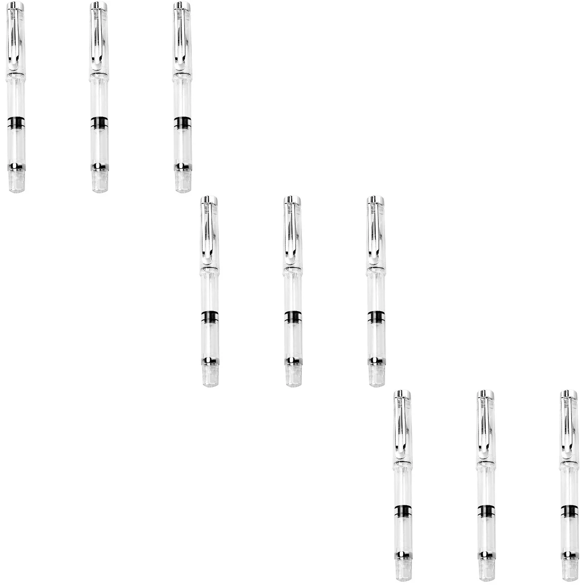 

9 Pcs Watercolor Brush Pens Refillable Ink Pens Drawing Pens Calligraphy Pens