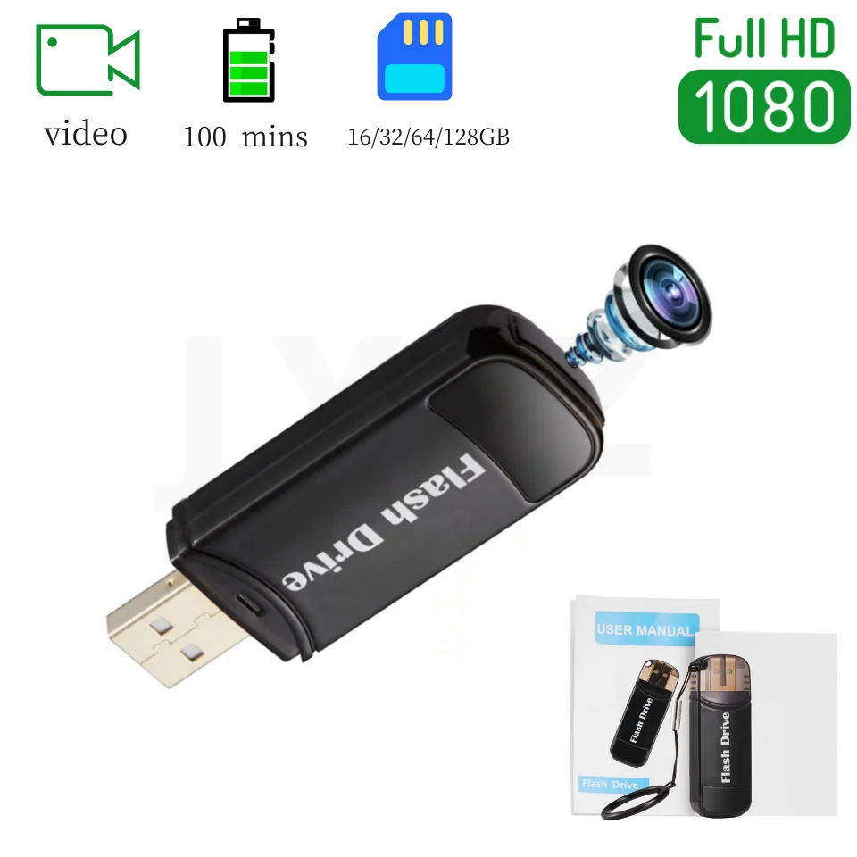 

Mini HD U Disk Invisible Body Micro Camcorder Flash Drive Mini Portable USB Cam Meeting Recording Outdoor Interview Forensics
