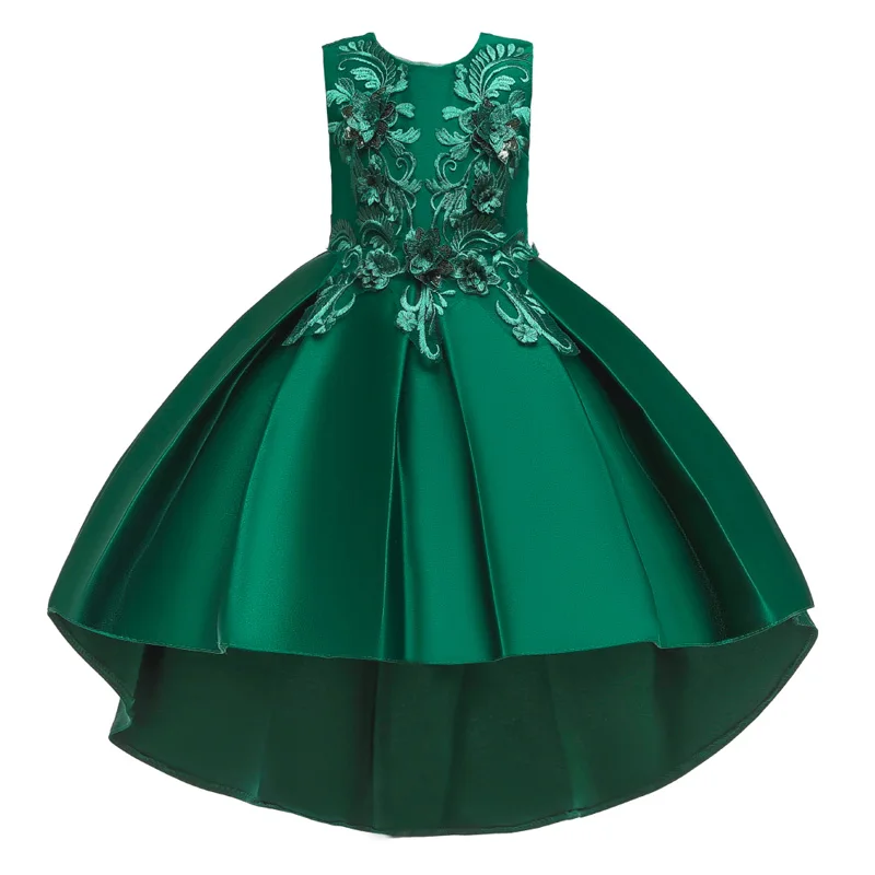 

Teenagers Girls Embroidery Princess Dress For Girls Evening Party Dress Flower Girls Wedding Dress KIds Clothing 8 10 12 14 Year