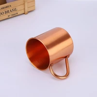 100 pure copper moscow mule mug solid smooth without inside liner for cocktail coffee beer milk water