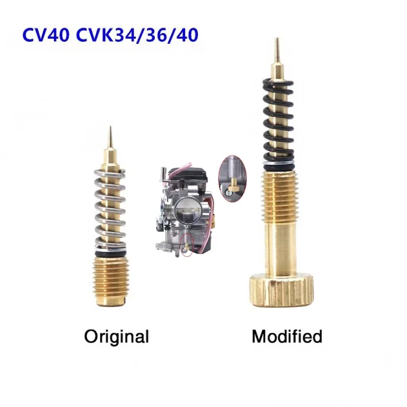 

Motorcycle Carb Modification Accessories for Harley Cv40 Keihin Cvk34 Cvk36 Cvk40 Cbr Carburetor Air-fuel Ratio Adjustment Screw