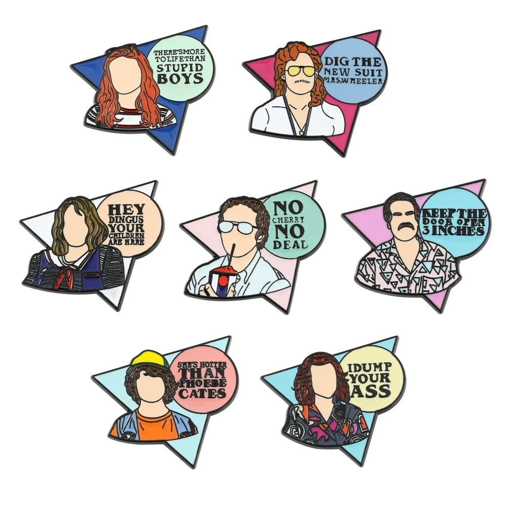 

TV Show Hellfire Club Brooches for Clothing Enamel Pins Badges Lapel Pins for Backpack Accessories Collections Gifts For Fans