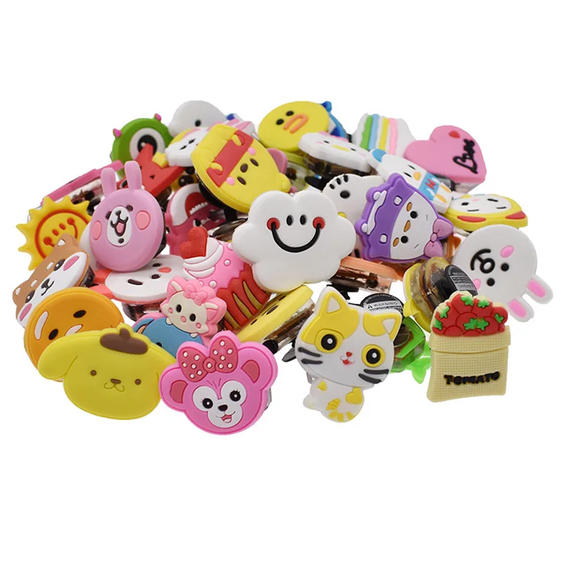 100pcs Is Up To You PVC LED Light Shoe Charms for Croc Ornaments Shoe Buckle DIY Accessories Decorations