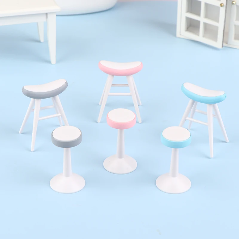 

Коллекция 1/12 года, миниатюрная мебель для кукольного домика, пластиковое кресло, игрушки «сделай сам» для кукольного домика, гостиной, бара, аксессуары для декора мебели