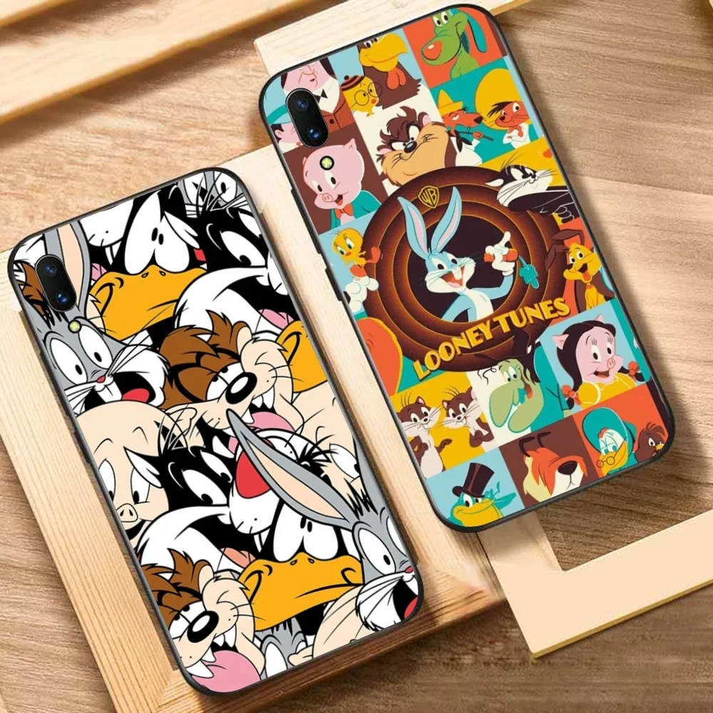 

Funny Cute Rabbit Wolf dog Cartoon Phone Case For Huawei Y9 6 7 5 Prime Enjoy 7s 7 8 plus 7a 9e 9plus 8E Lite Psmart Shell