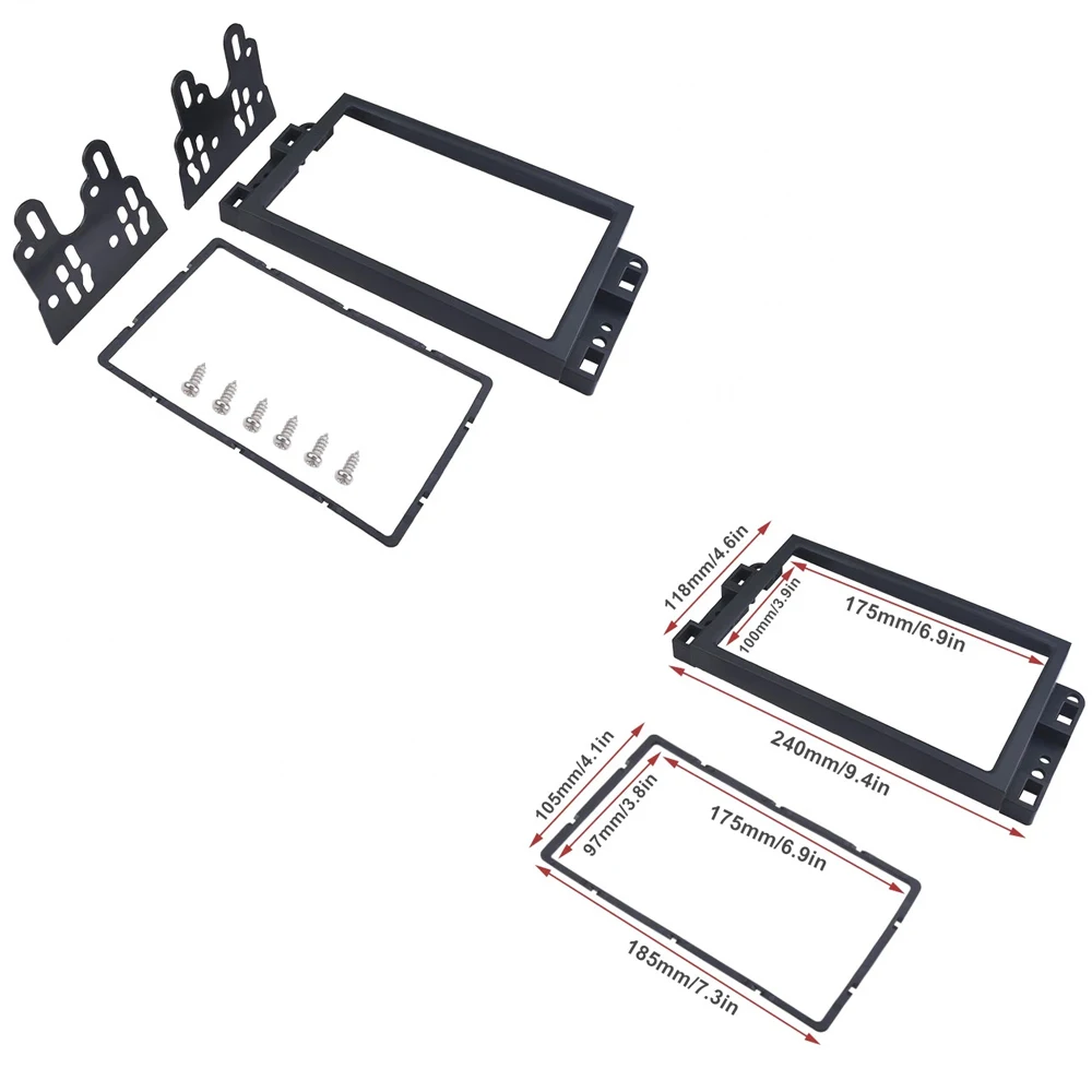 

BYNCG Car 2 Din Panel Radio Fascia Frame Stereo DVD Player Install Trim Panel Kit For Chevrolet Lova Captiva Epica 2006-2011