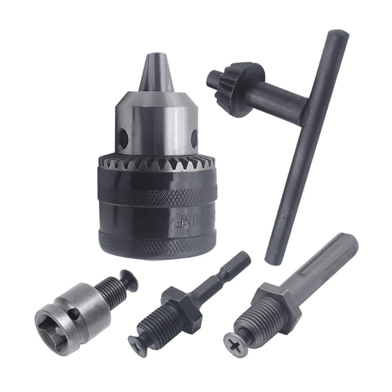 

13mm Keyless Drill Chuck Hex Shank Round-shank Rotary Hammer Accessories 40JE