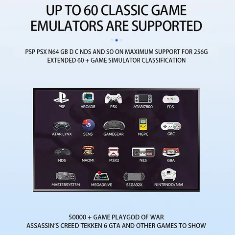 G11 Pro Video Game Box Игровая консоль HD с сверхнизкой задержкой 4K HDMI-совместимый выход с беспроводными двумя контроллерами 2,4G