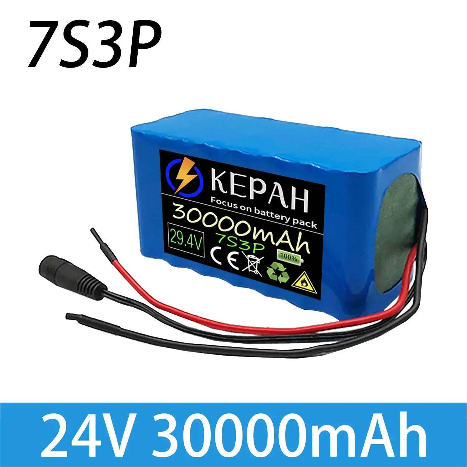 

24V 30000mAh 7S3P 18650 Lithium Battery 24V Lithium Battery Wheelchair Battery 7s3p Battery Pack 24v for Electric Bicycle