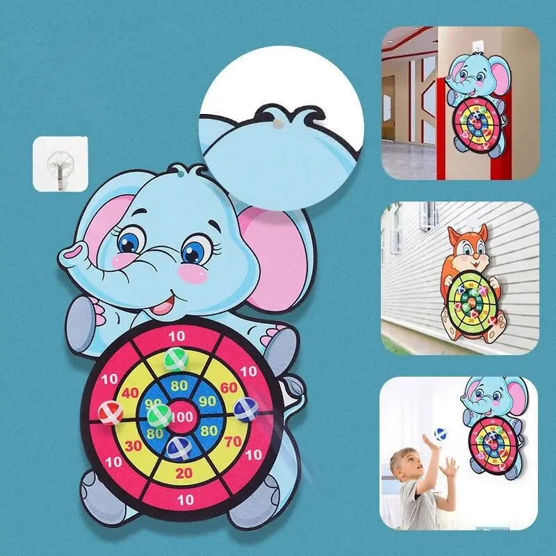

Dartboards Toy Children Throw Ball Dartboard Target Sticky Ball Dartboard Creative Throw Party Outdoor Sports Sucker Ball Toy
