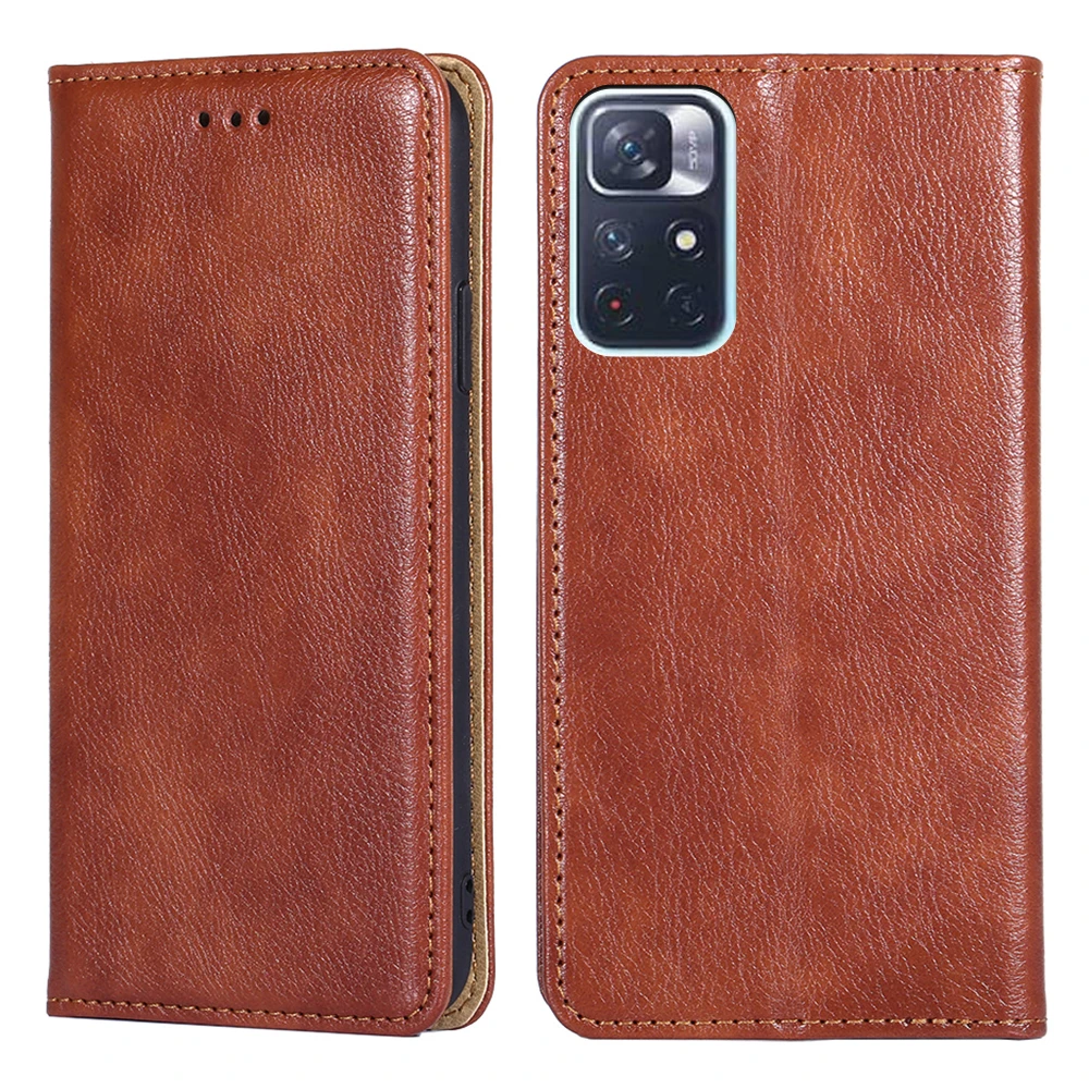

Кожаный чехол-книжка с бумажником для Xiaomi Mi 12 Lite