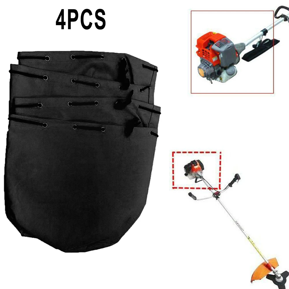 

4 Pack Engine Covers Bag Black Waterproof Dustproof Cover For Weedeater Trimmer Fits Most Engines Mower Garden Engine Parts