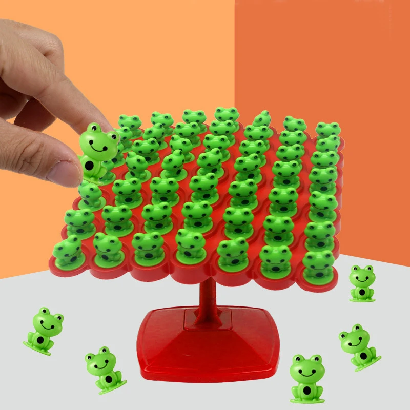 

Montessori Math Toy Frog Balance Tree Educational Leisure Parent-child Interaction Tabletop Game Toys Kids Learning Toys