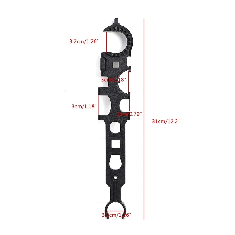 

Nut Wrench Tool Sport Tools Multifunctional Wrench for Repair Cars Pipes Bicycles Replace Car Tires Easy to Use 85WC