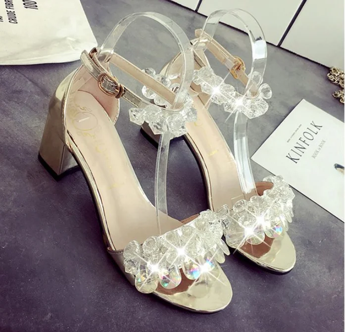 2021 новые Брендовые женские кожаные сандалии на квадратном высоком каблуке