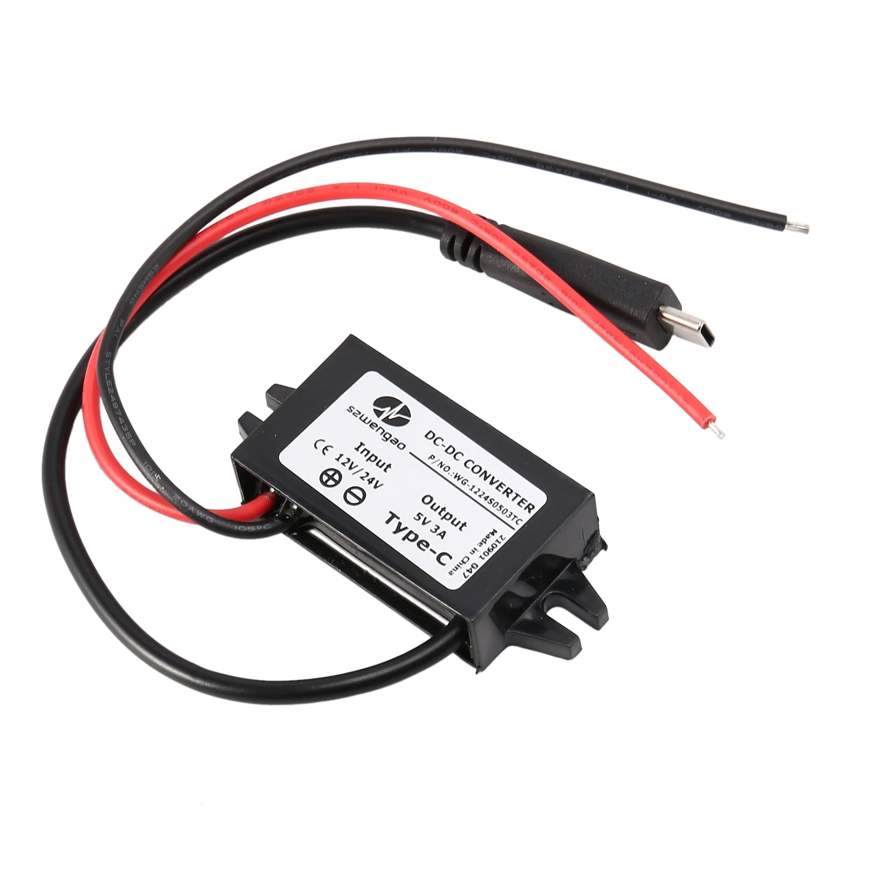 Szwengao 12 В 24 до 5 3 А понижающий преобразователь постоянного тока регулятор 15 Вт