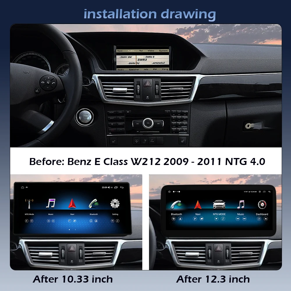 Для Mercedes Benz E Class W212 2009-2015 NTG 4 0 и система автомобильное радио мультимедиа видео