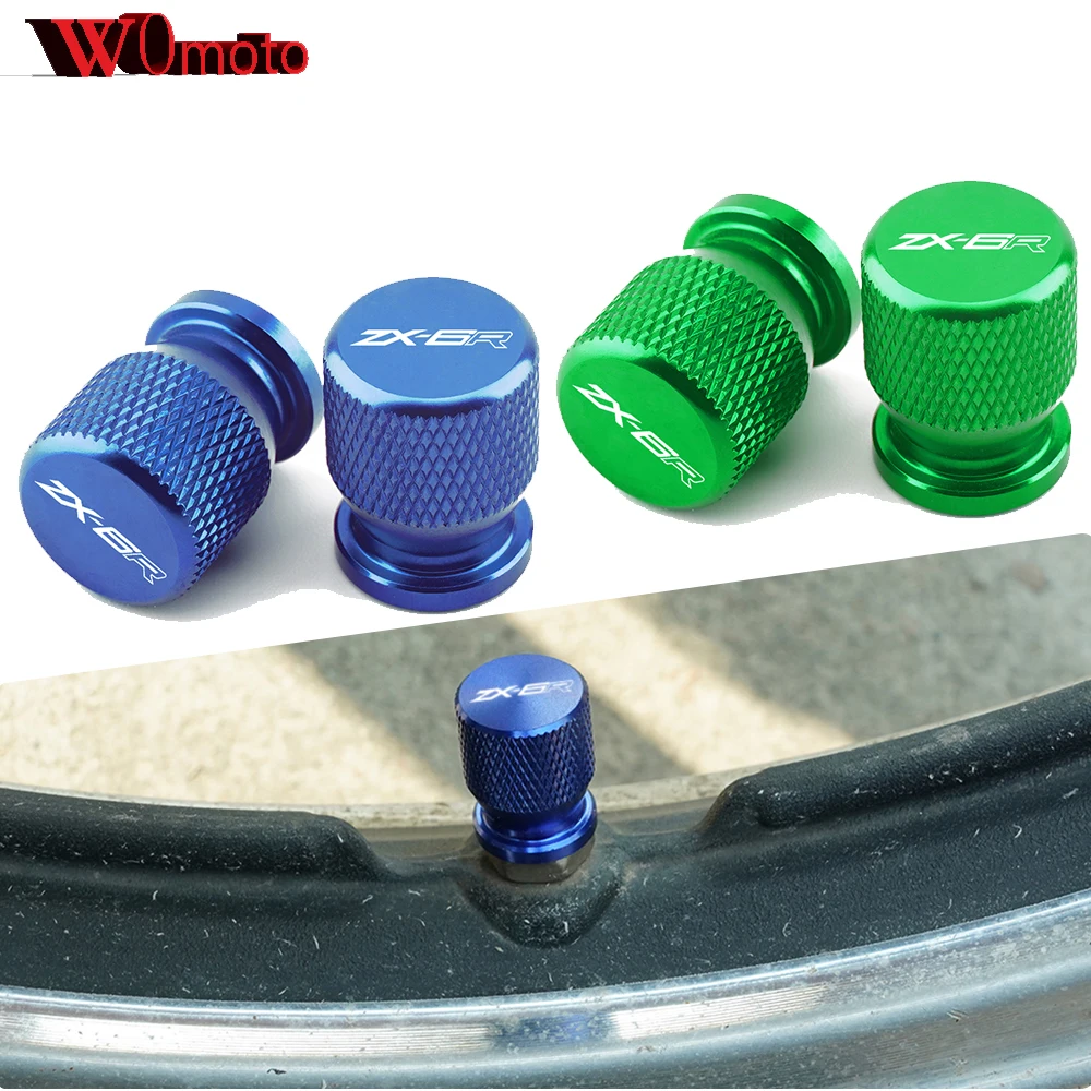 

Алюминиевые Запчасти для мотоциклов KAWASAKI ZX 6R 10R 14R Z1000 Z800 Z750 Z900, колпачки пневматических клапанов, мотоциклетные колпачки для пылезащитных ст...