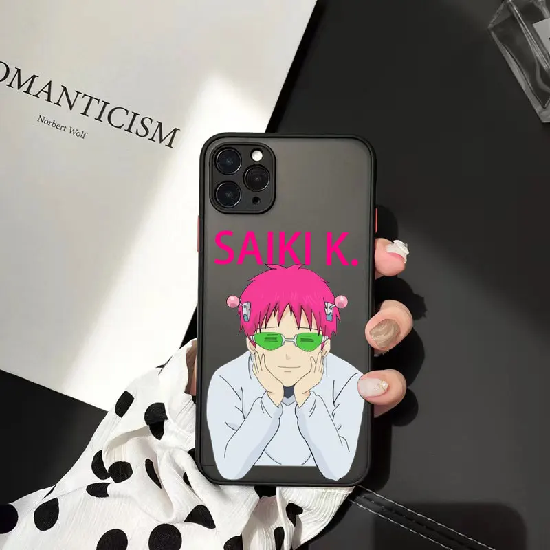 

Hipster Cool Japanese Cartoon Anime Hard Matte Black Anti-fall Case Suitable for Iphone 14 13 12 11 Pro Max 7 8 Plus X XSMAX XR