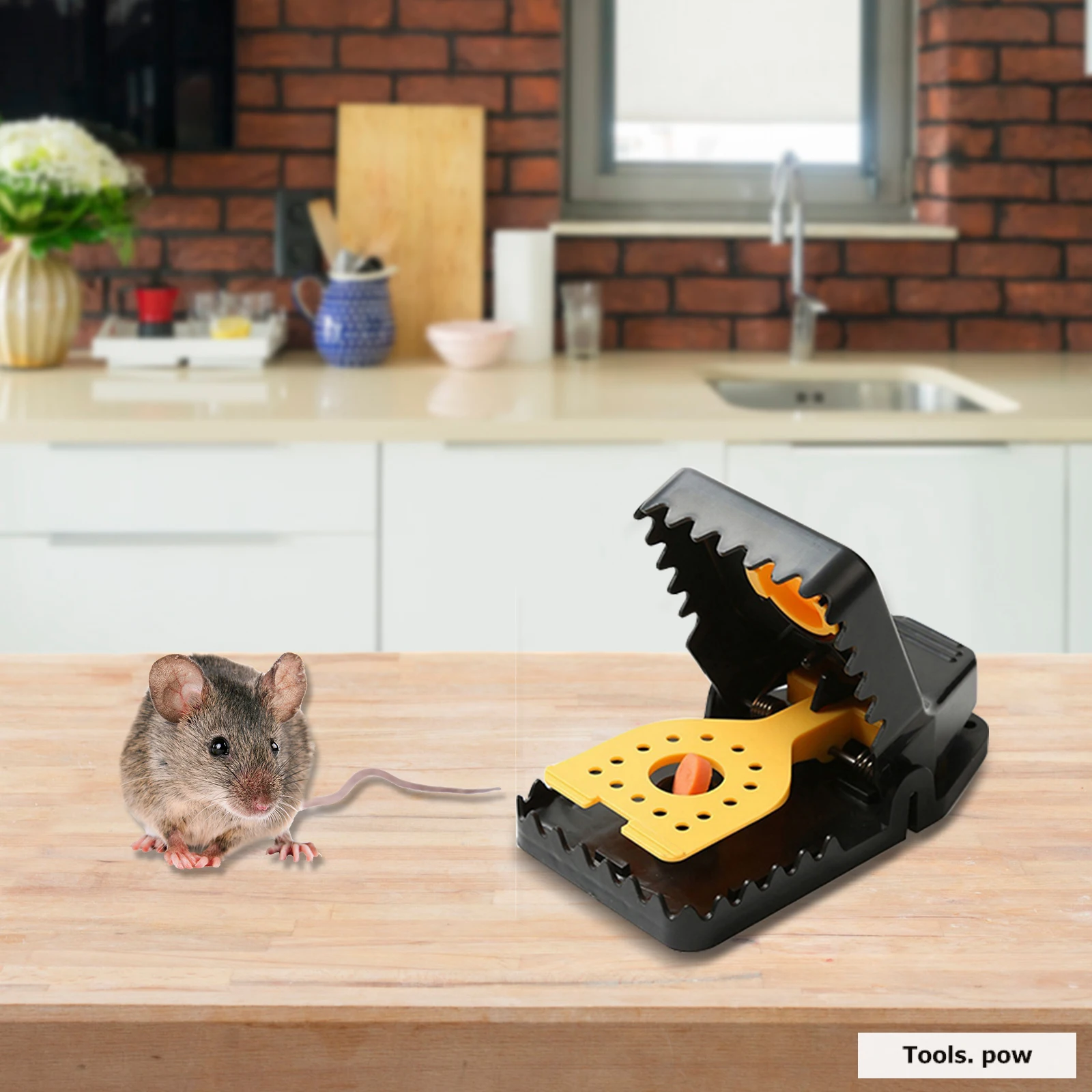 

2/4/6 искусственная многоразовая ловушка для мыши, приманка, пружинный грызун, ловушка для мыши для борьбы с вредителями, домашняя садовая лов...