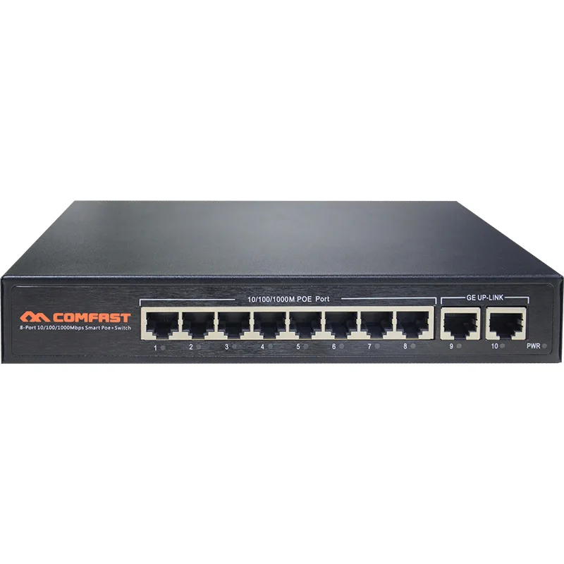 

Costs-Effective Oem Ieee 802.3At/Af 8 Port Poe Network Switch Poe Powered Switch