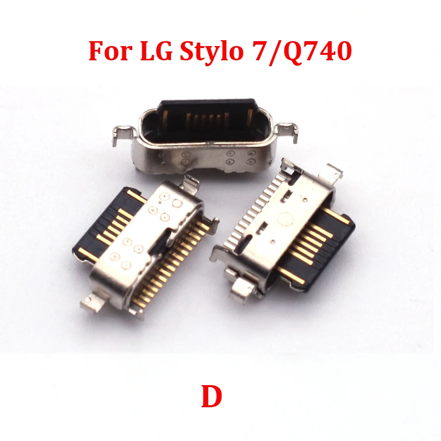 5 шт. USB-разъем для зарядки док-станция LG Q Stylus Stylo 4 Q710 Q720 6 Q730 Q740 вилка зарядного