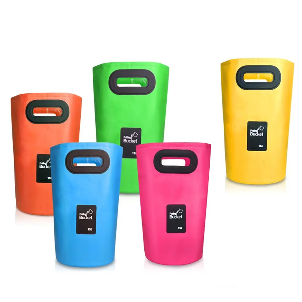 

Складное ведро для кемпинга с ручкой, складное ведро для воды, ведро для хранения, сумка-контейнер