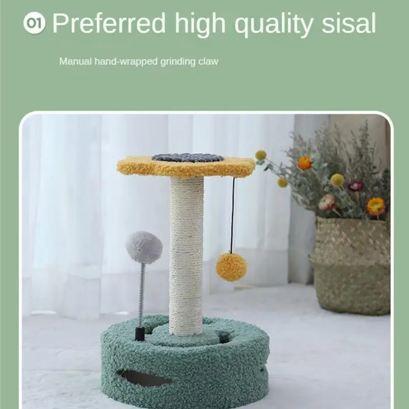 

Multi-functional Cat Teaser Stick Soft Does Not Shed Crumbs Cat Grabbing Post Creative Cat Nest Pet Supplies Cat Catch Board