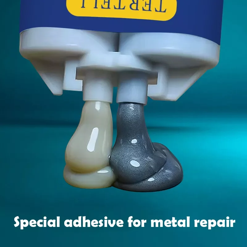 

Metal Repair Paste 2 In1 Industrial A&B Caster Glue Heat Resistant Sealant Cold Weld Strong Defect Repair Agent Glue