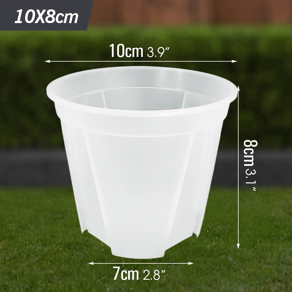 Пластиковые прозрачные цветочные горшки MUCIAKIE