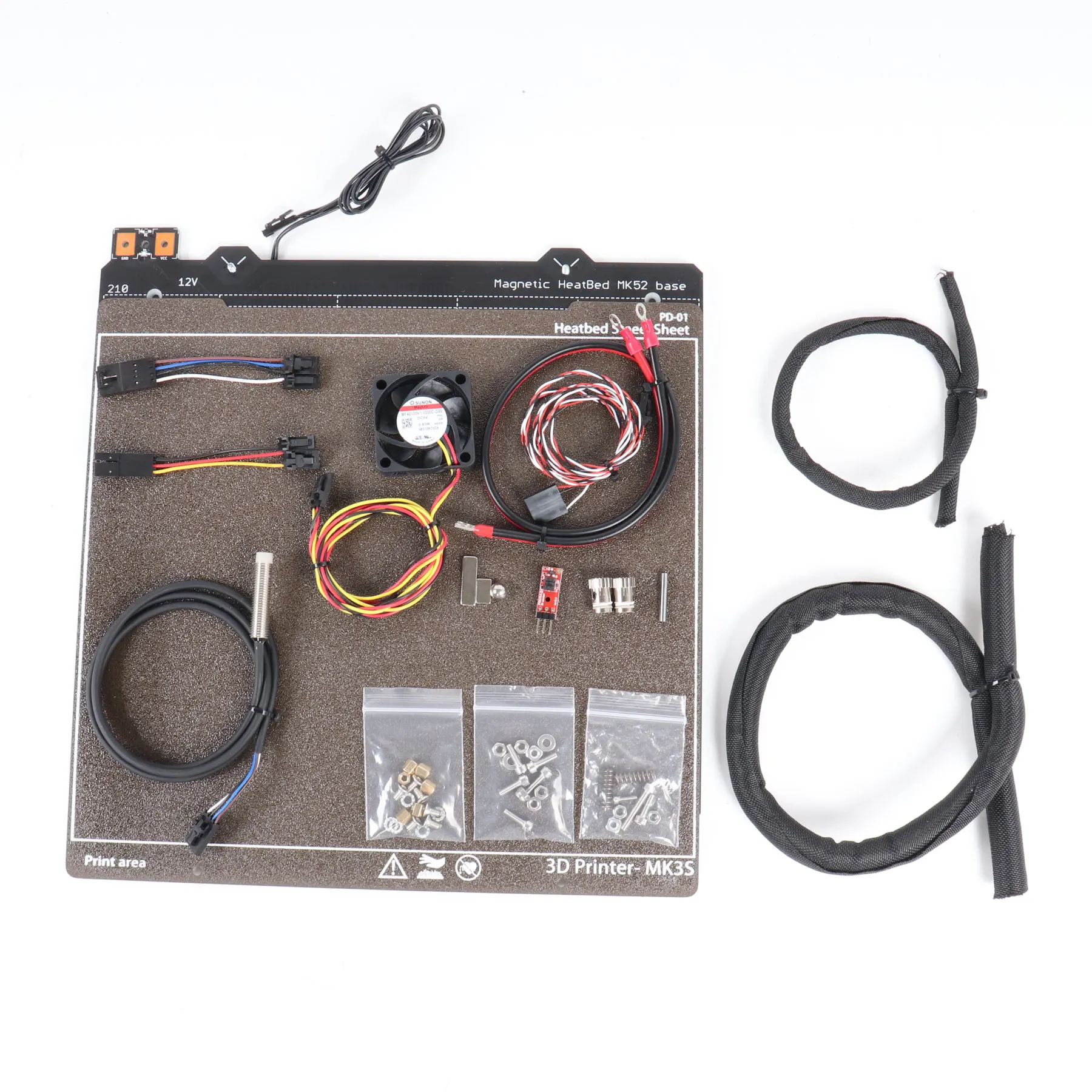 Prusa i3 MK2/MK2S до MK2.5S комплект обновления MK2. Стандартный для простыней MK2.5 с