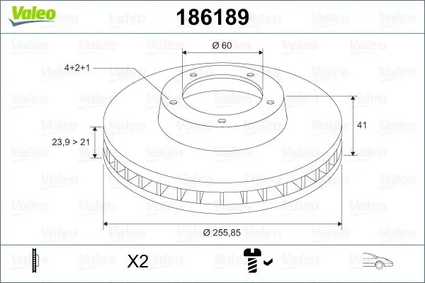 

Десять тормозных дисков для ASTRA F VECTRA A B