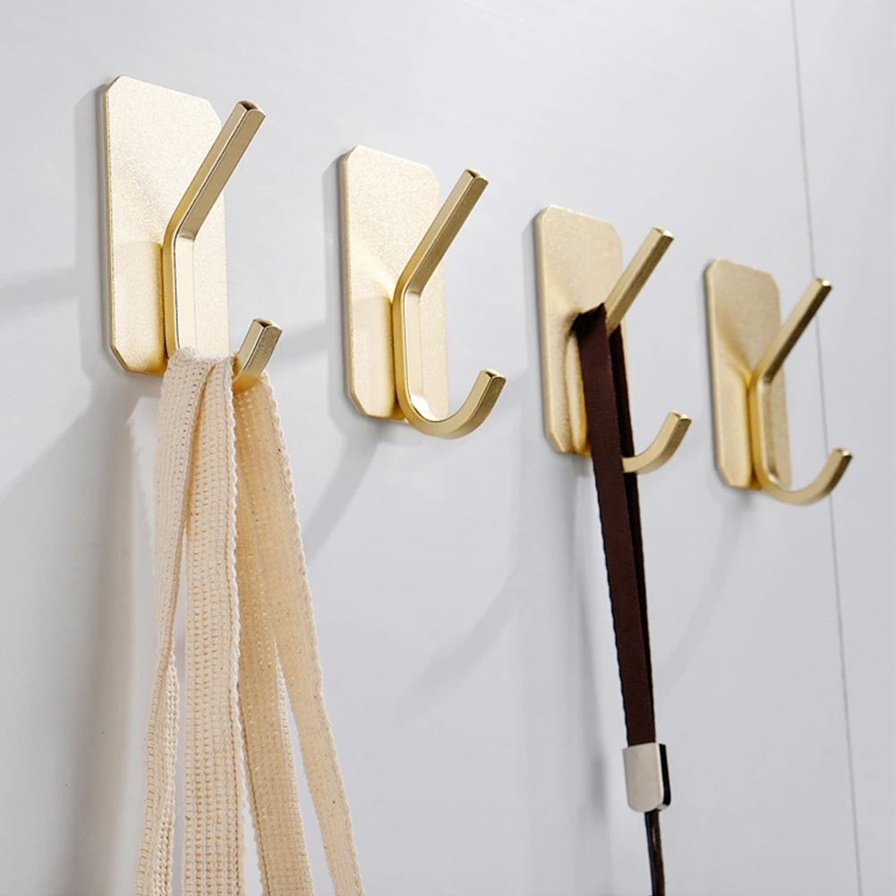 

Держатель для полотенец, практичные прочные водонепроницаемые крючки для ванной комнаты, кухни, кухни, спальни, 6 шт., не оставляет следов