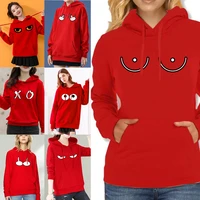 hoodies women long sleeve tops sweatshirts menfemale unisex casual loose pocket pullover clothes fashion comfortable streetwear