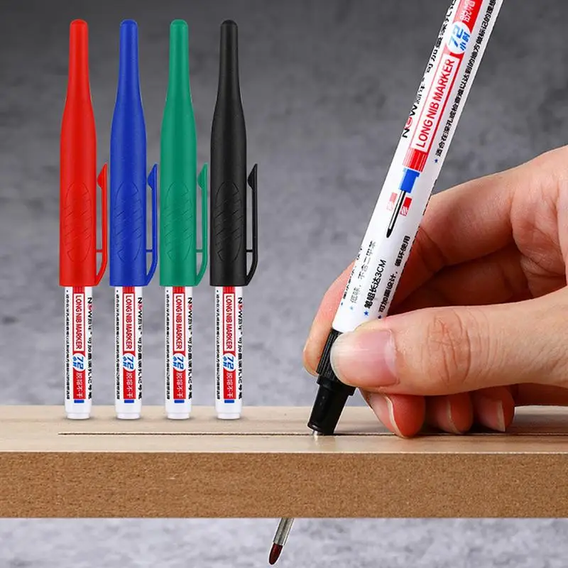 

Маркеры с длинной головкой 32 мм, ручка, украшение для ванной комнаты и деревообработки, многофункциональный металлический метал с глубоким охватом, маркер для украшения оборудования