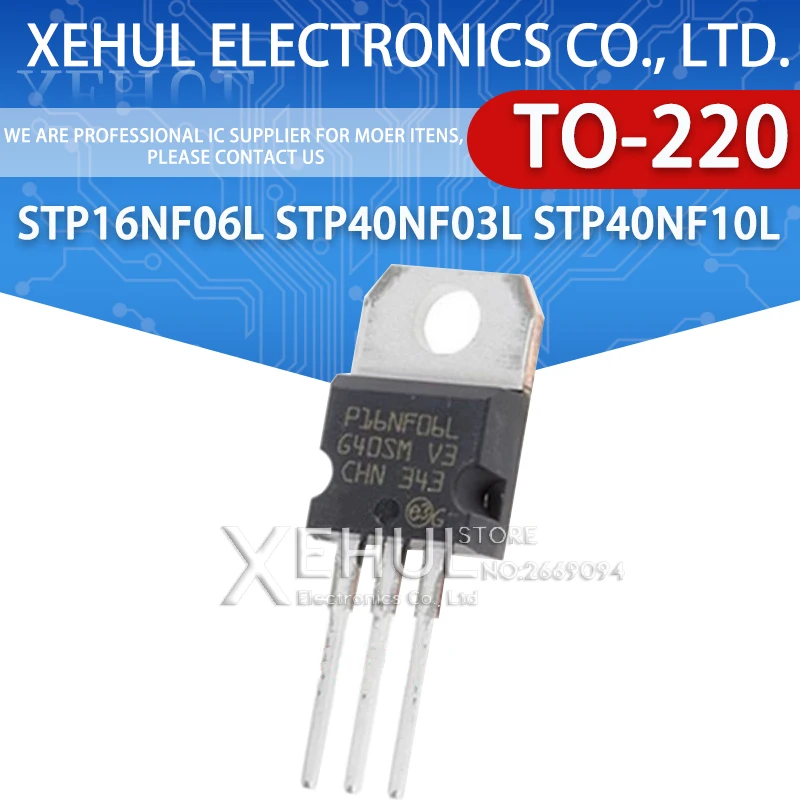 1000 шт., чип для триодов полевых эффектов STP16NF06L P16NF06L TO220 STP40NF03L 40NF03L STP40NF10L 40NF10L