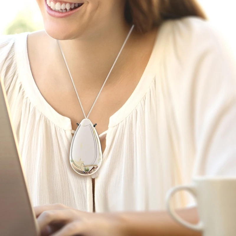 

Портативное ожерелье для очистителя воздуха, портативный мини-освежитель воздуха, персональный подвесной ионизатор с отрицательными иона...