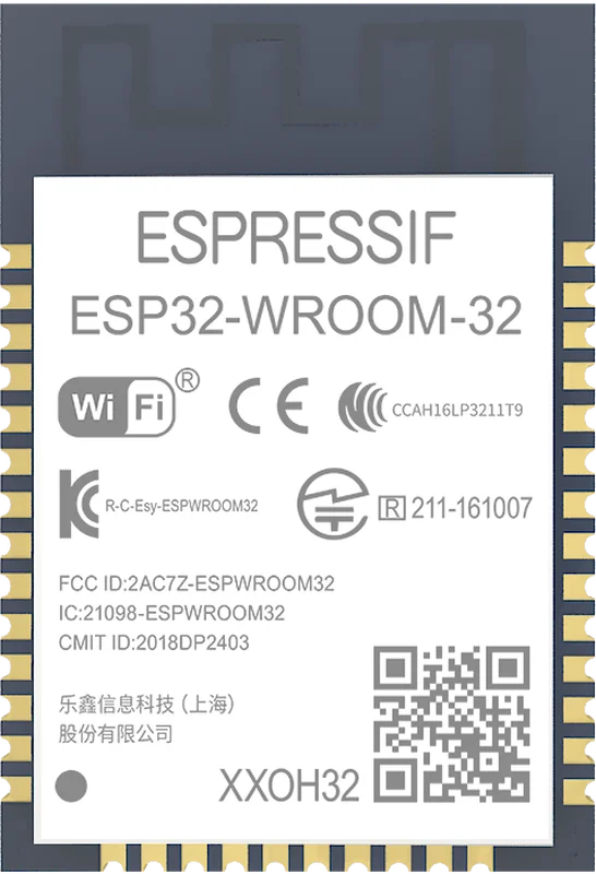 

ESP32-WROOM-32 Wifi+Bluetooth Module Wireless RF Transceiver Dual Core MCU 2.4GHz Low Power Ble4.2 Transmitter 240MHz DIY IoT