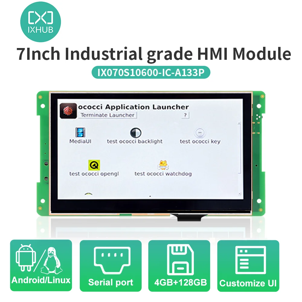 IXHUB 7-дюймовый 1024*600 коммерческий Android Интеллектуальный дисплей Allwinner Android10.0 IPS