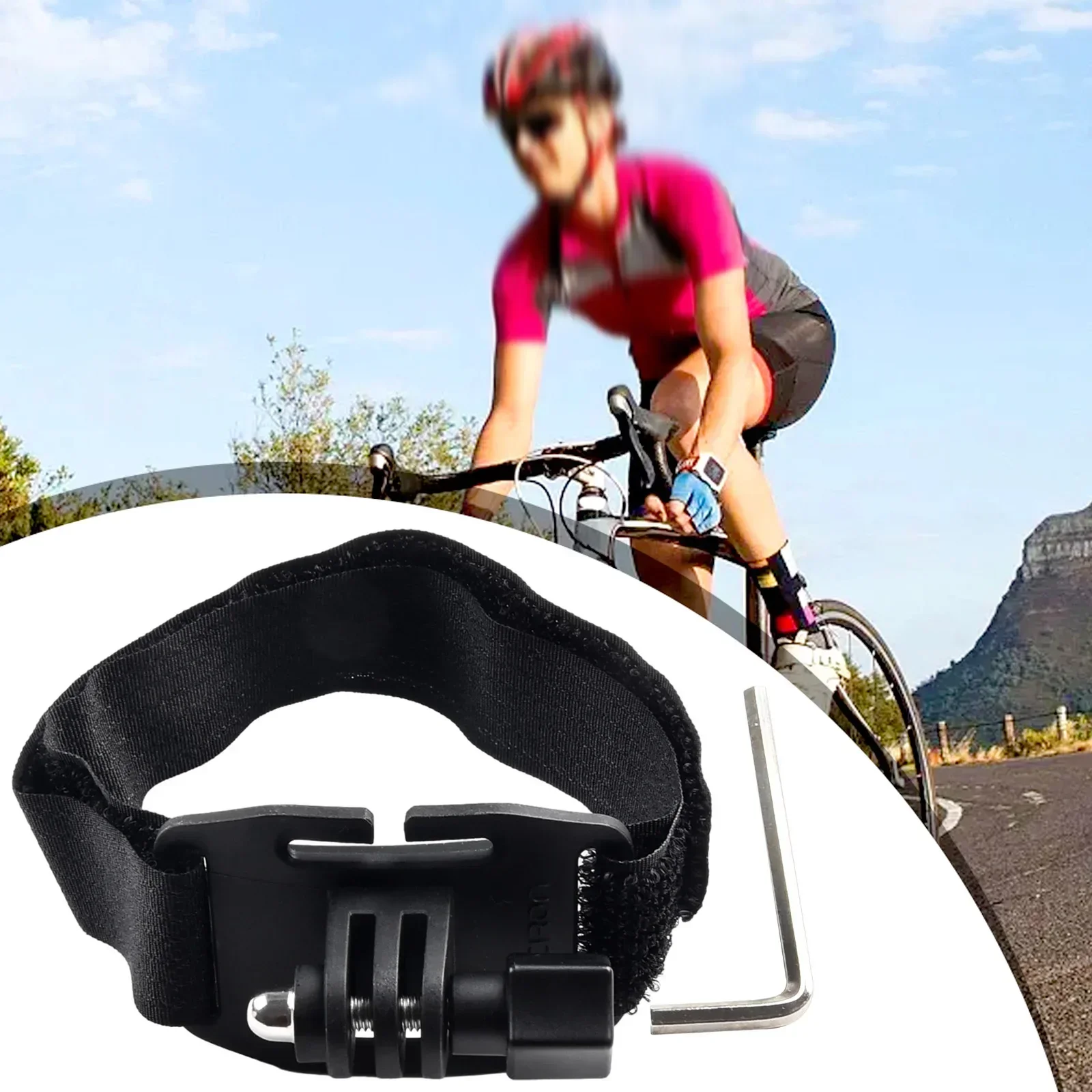 Держатель фонаря для велосипедного монтажный кронштейн Go Pro тип крепления