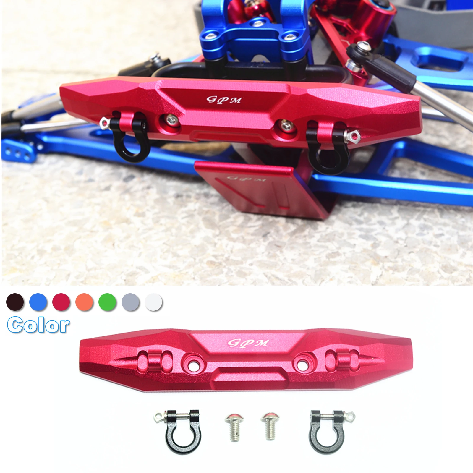 RCTOYFUN TRAXXAS E-Revo 2,0-алюминиевый передний бампер с фотоэлементами-комплект из 5 шт. RCTOYFUN TRAXXAS E-Revo 2,0-алюминиевый передний бампер с фотоэлементами-комплект из 5 шт.