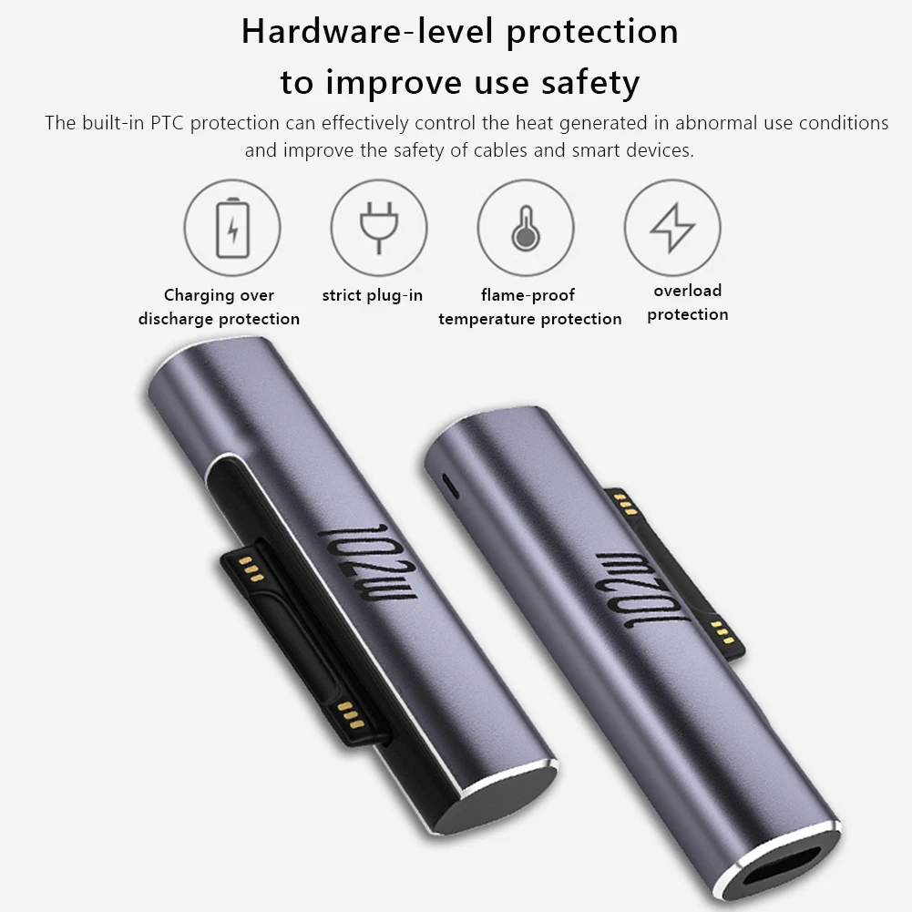 Переходник для планшета Microsoft Surface Pro X 8 7 6 5 4 3 Go Book на USB Type C PD | Компьютеры и офис