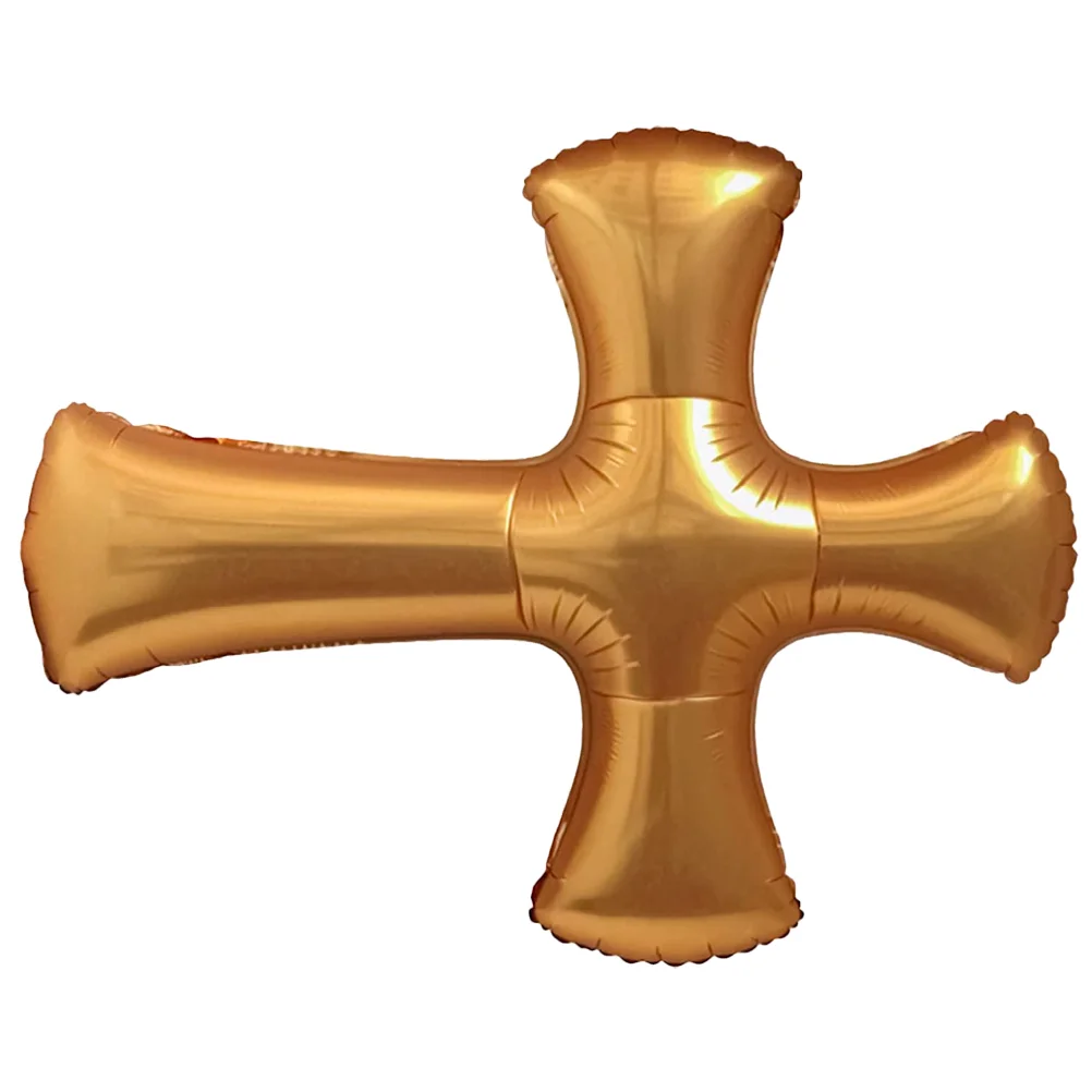 

Balloons Balloon Cross Party Baptism Birthday Supplies Foilmylar Baby Shower Communion Christening Religious Decorations